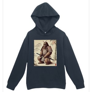 Samurai Bigfoot Warrior Japanese Armor Mythical Sasquatch Urban Pullover Hoodie