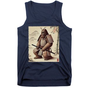 Samurai Bigfoot Warrior Japanese Armor Mythical Sasquatch Tank Top