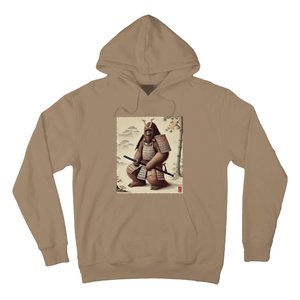 Samurai Bigfoot Warrior Japanese Armor Mythical Sasquatch Hoodie