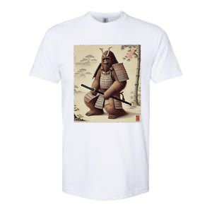 Samurai Bigfoot Warrior Japanese Armor Mythical Sasquatch Softstyle CVC T-Shirt