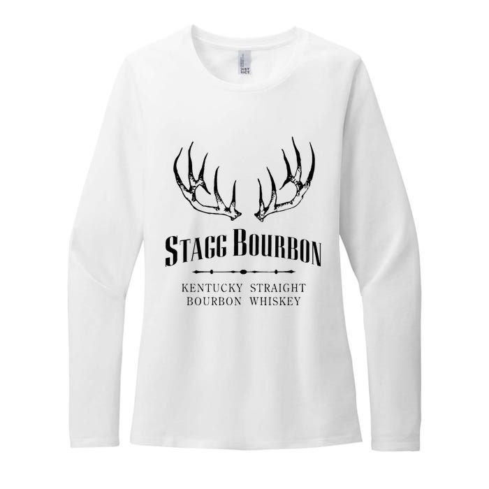 Stagg Bourbon Whiskey Kentucky Distillery Womens CVC Long Sleeve Shirt