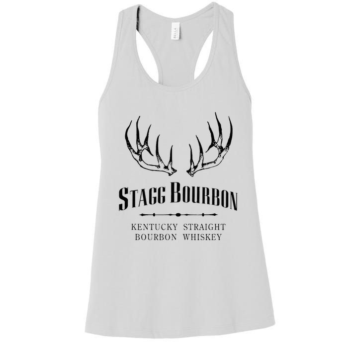 Stagg Bourbon Whiskey Kentucky Distillery Women's Racerback Tank