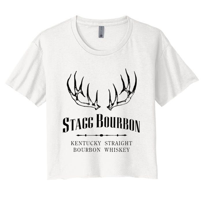 Stagg Bourbon Whiskey Kentucky Distillery Women's Crop Top Tee