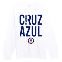 Score Big With Our Exclusive Collection Of Cruz Azul Gear Premium Crewneck Sweatshirt