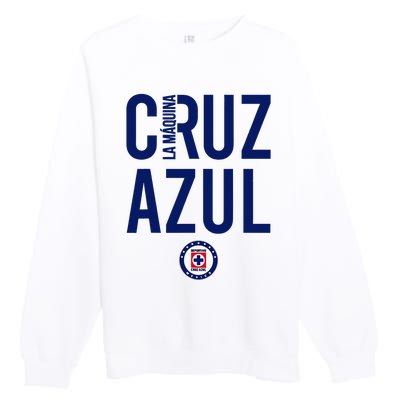 Score Big With Our Exclusive Collection Of Cruz Azul Gear Premium Crewneck Sweatshirt