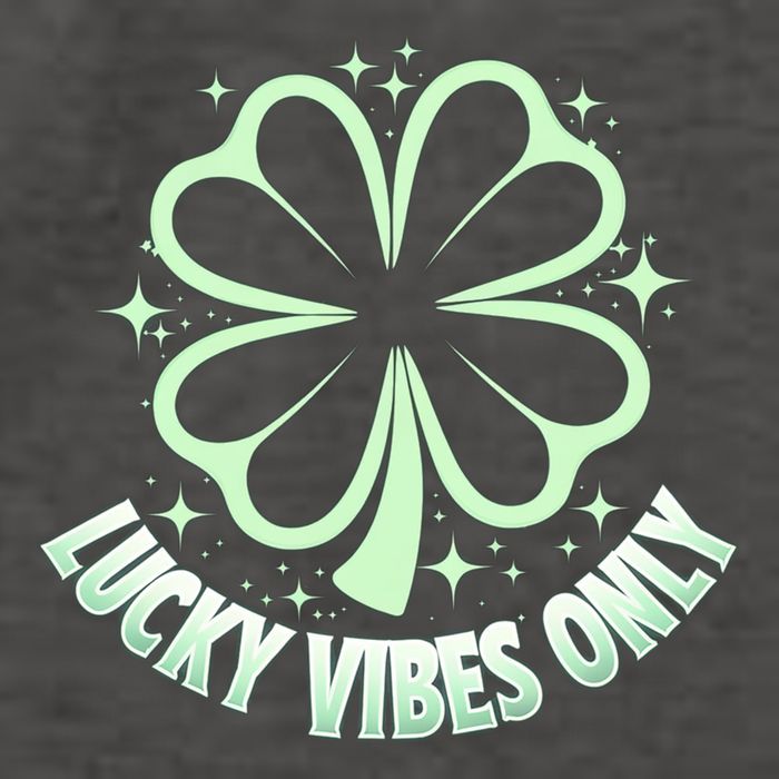 Shine Bright With Lucky Vibes Only Clover Design Cute Gift Vector Backpack