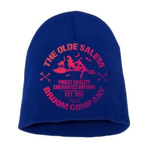 Sexy Basic Witch Olde Salem Broom Company Emblem Herbalist Cute Gift Short Acrylic Beanie