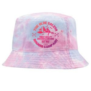 Sexy Basic Witch Olde Salem Broom Company Emblem Herbalist Cute Gift Tie-Dyed Bucket Hat