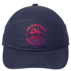 Sexy Basic Witch Olde Salem Broom Company Emblem Herbalist Cute Gift 7-Panel Snapback Hat