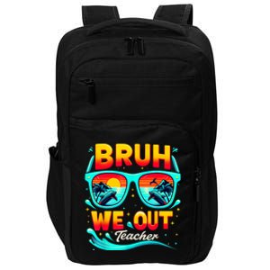 Sunset Bruh We Out Teacher Glasses Summer Gift Impact Tech Backpack