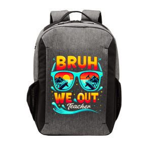 Sunset Bruh We Out Teacher Glasses Summer Gift Vector Backpack