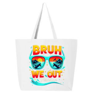 Sunset Bruh We Out Teacher Glasses Summer Gift 25L Jumbo Tote