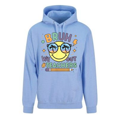 Summer Bruh We Out Teachers End Of School Year Teacher Gift Unisex Surf Hoodie