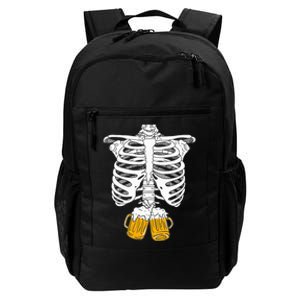 Skeleton Beer Xray Pregnancy Announcement Dad Daily Commute Backpack