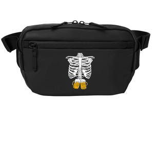 Skeleton Beer Xray Pregnancy Announcement Dad Crossbody Pack