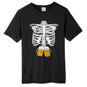 Skeleton Beer Xray Pregnancy Announcement Dad Tall Fusion ChromaSoft Performance T-Shirt