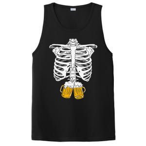 Skeleton Beer Xray Pregnancy Announcement Dad PosiCharge Competitor Tank