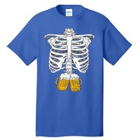 Skeleton Beer Xray Pregnancy Announcement Dad Tall T-Shirt