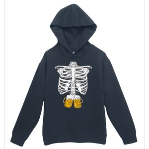 Skeleton Beer Xray Pregnancy Announcement Dad Urban Pullover Hoodie