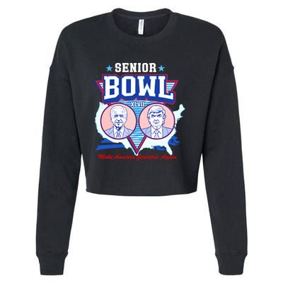 Senior Bowl Xlvii Make America Geriatric Again Cropped Pullover Crew