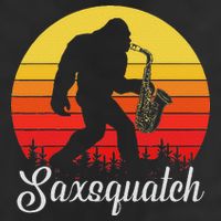Saxsquatch Bigfoot Yeti Play On Words Cool Comfort Performance Bucket Hat