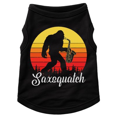 Saxsquatch Bigfoot Yeti Play On Words Doggie Tank