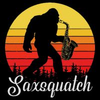 Saxsquatch Bigfoot Yeti Play On Words Cooling Performance Crew T-Shirt