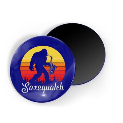 Saxsquatch Bigfoot Yeti Play On Words Magnet