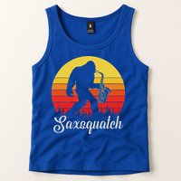 Saxsquatch Bigfoot Yeti Play On Words Tank Top