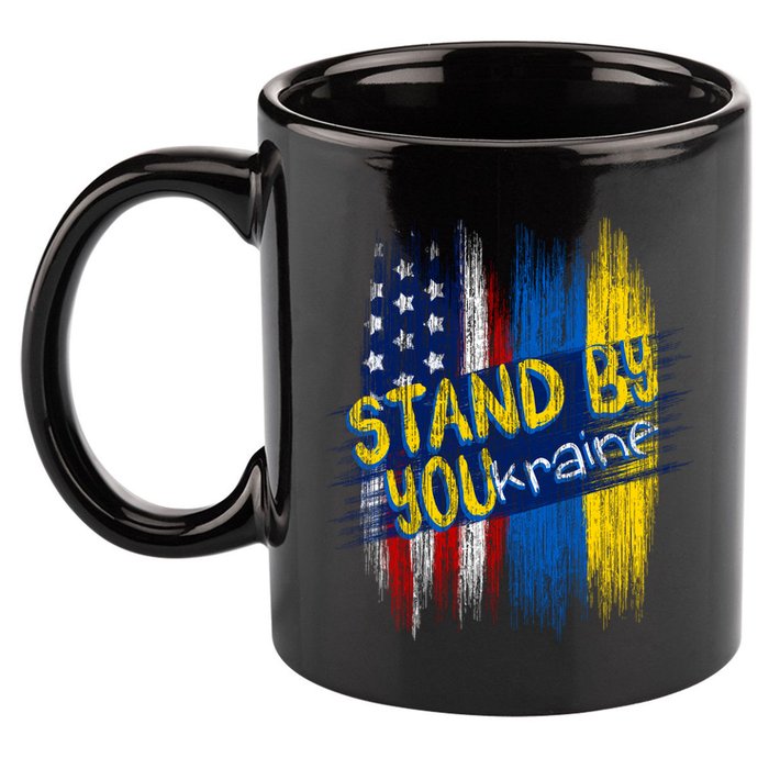 Stand By YOUkraine 11oz C Handle Ceramic Mug
