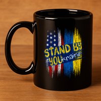 Stand By YOUkraine 11oz C Handle Ceramic Mug