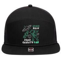 Space Bruh Zero Gravity Dab - Funny Astronaut 7 Panel Mesh Trucker Snapback Hat