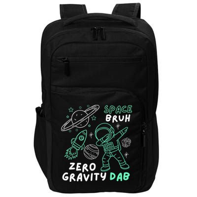 Space Bruh Zero Gravity Dab - Funny Astronaut Impact Tech Backpack