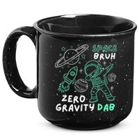 Space Bruh Zero Gravity Dab - Funny Astronaut 15oz Campfire Ceramic Mug
