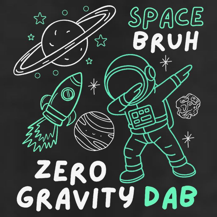Space Bruh Zero Gravity Dab - Funny Astronaut 25L Jumbo Tote
