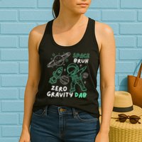 Space Bruh Zero Gravity Dab - Funny Astronaut Womens Tank Top