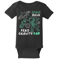 Space Bruh Zero Gravity Dab - Funny Astronaut Baby Bodysuit