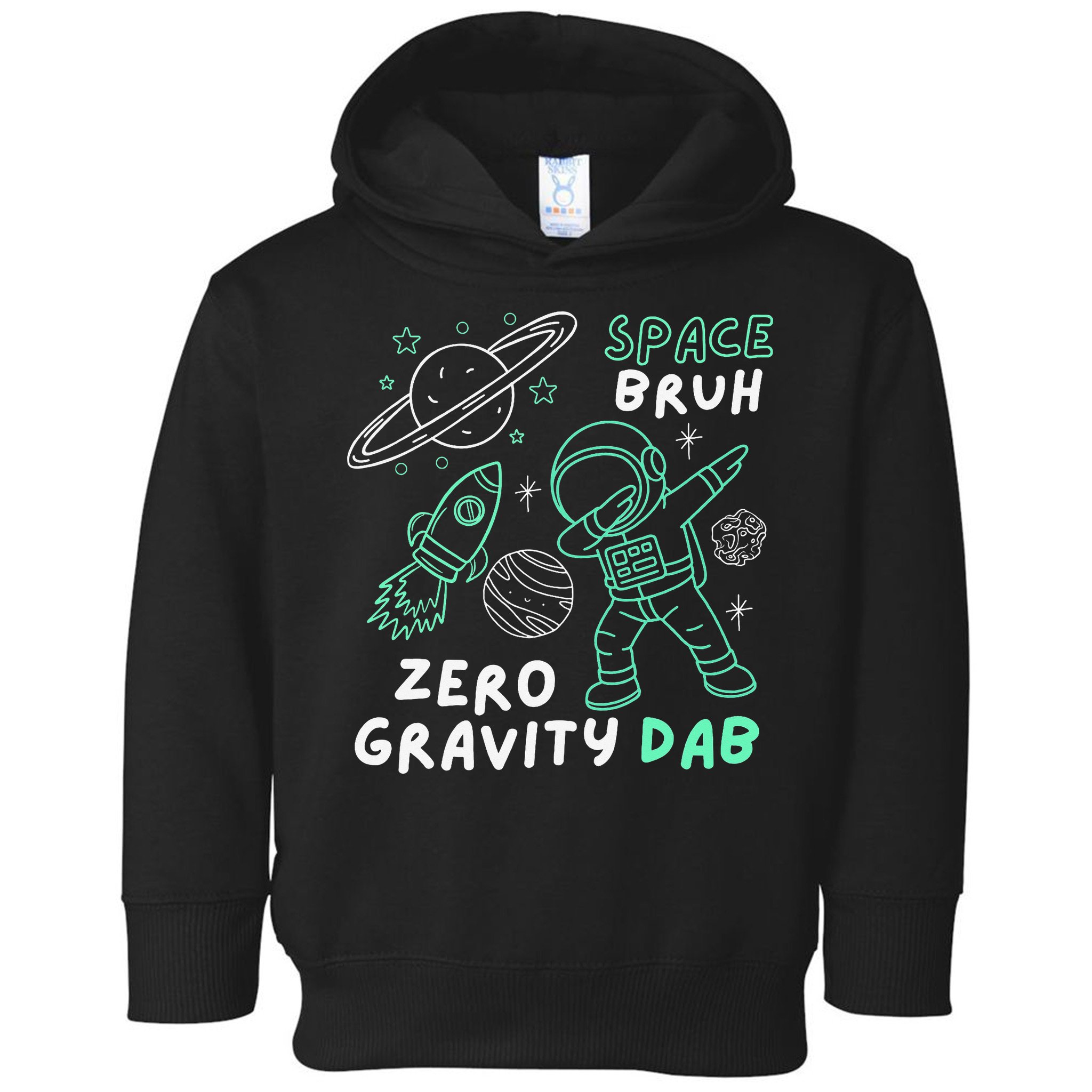 Space Bruh Zero Gravity Dab - Funny Astronaut Toddler Hoodie