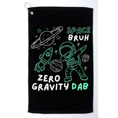Space Bruh Zero Gravity Dab - Funny Astronaut Golf Towel