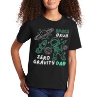 Space Bruh Zero Gravity Dab - Funny Astronaut Kids T-Shirt