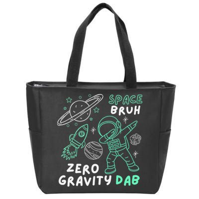 Space Bruh Zero Gravity Dab - Funny Astronaut Zip Tote Bag
