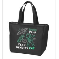 Space Bruh Zero Gravity Dab - Funny Astronaut Zip Tote Bag