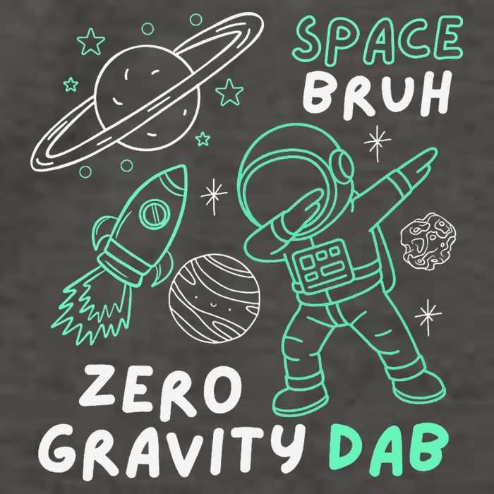 Space Bruh Zero Gravity Dab - Funny Astronaut Vector Backpack