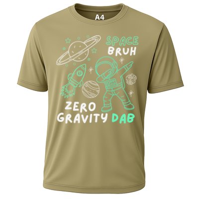 Space Bruh Zero Gravity Dab - Funny Astronaut Cooling Performance Crew T-Shirt