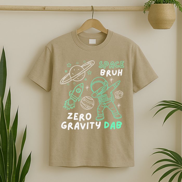 Space Bruh Zero Gravity Dab - Funny Astronaut T-Shirt