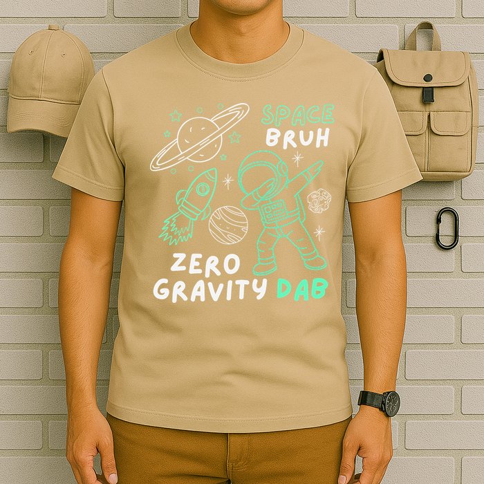 Space Bruh Zero Gravity Dab - Funny Astronaut T-Shirt