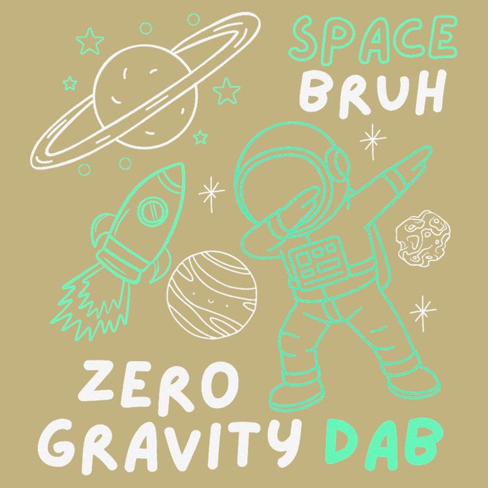 Space Bruh Zero Gravity Dab - Funny Astronaut T-Shirt