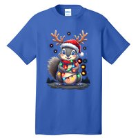 Squirrel Christmas 2024 With Lights And Holiday Xmas Funny Gift Tall T-Shirt