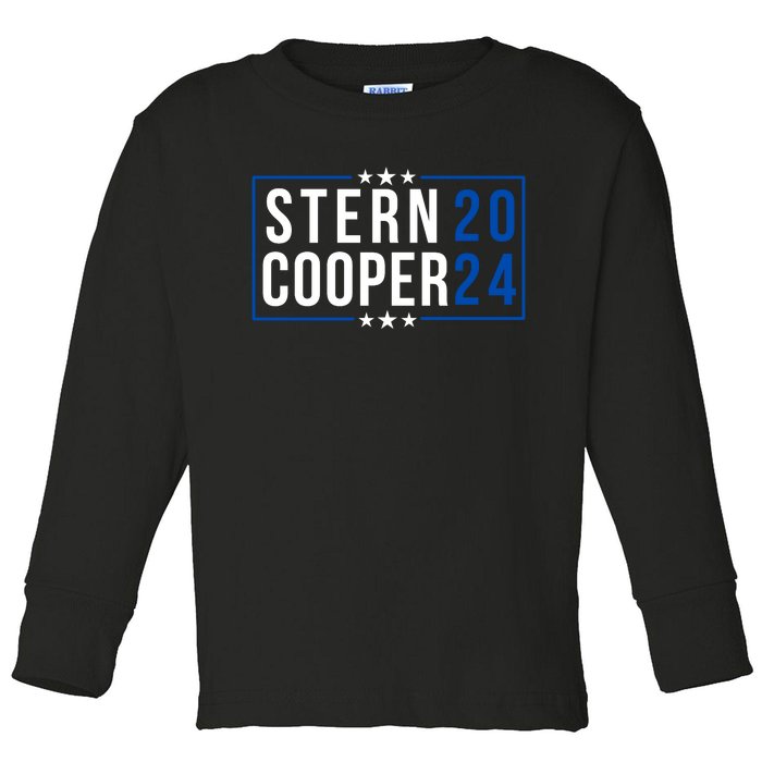 Stern Cooper 2024, Presidential Elect Campaign Men Women Toddler Long Sleeve Shirt