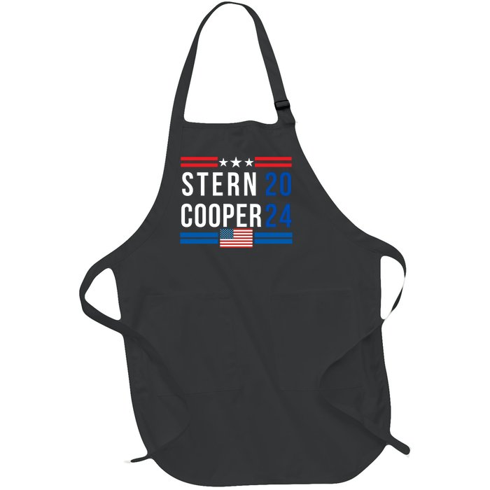 Stern Cooper 2024, Presidential Elect Campaign Men Women, Stern 2024 Full-Length Apron With Pockets